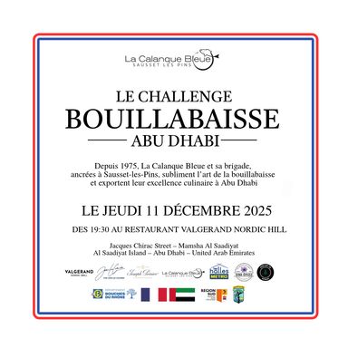 Challenge Bouillabaisse poster, Abu Dhabi